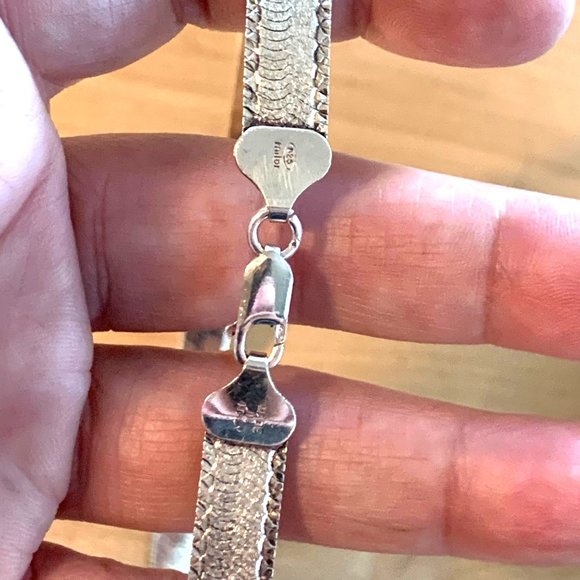 Sterling Silver Milor 8.4MM Wide Textured Design - Picture 4 of 7